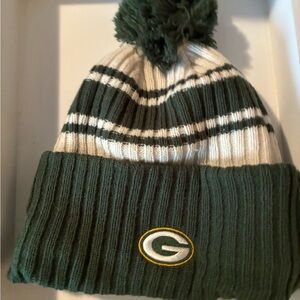 Green Bay Packers Men's Knit Beanie - Green and White